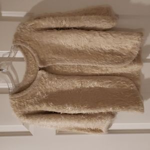 VINTAGE FAUX FUR CARDIGAN